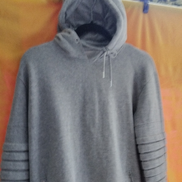 Boohoo Gray Hoodie Jacket - Picture 13 of 16